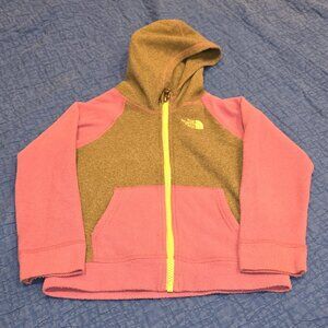 North Face zip up Fleece Hoodie - Toddler